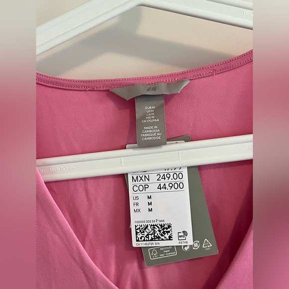NEW H&M Pink Sleeveless Top Brand New With Tag - Picture 2 of 4